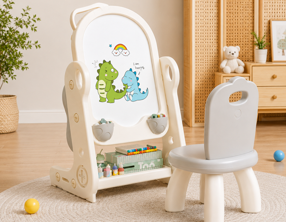 Kids Easel & Chair Set